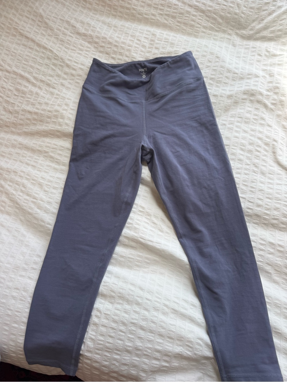 NWOT MATE the Label Organic Mid Stretch Legging in Marine Blue